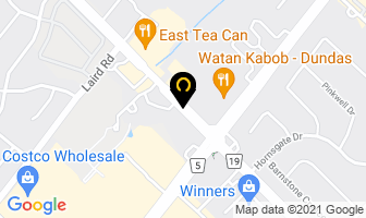 Fabricland Distributors in Mississauga map