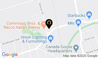 Fabricland Head Office in Orillia map