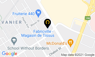 Fabricville in Ville de Québec map