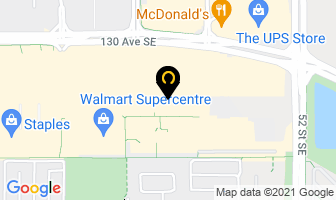 Fabulous Nails in Calgary map