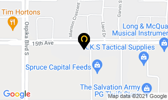 Factory Direct Furniture in Prince George map