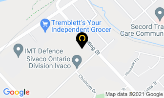 Fairbanks Auto Body in Red Deer map