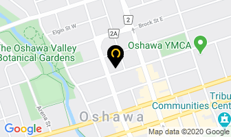 Faith Place in Oshawa map