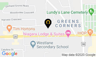 Falcon Inn in Niagara Falls map