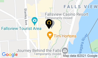 Fallsview Casino Resort in Niagara Falls map
