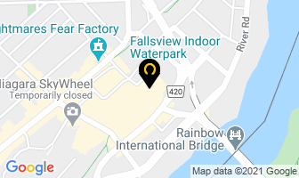 Fallsview Indoor Waterpark in Niagara Falls map