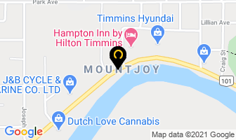 Family Group Mortgages in Timmins map