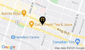 Family Liquidation Center in Hamilton map