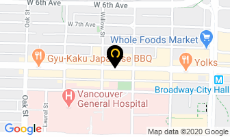 Family Practice Centre Dr W John Mail in Vancouver map