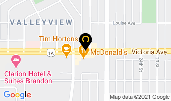 Family Visions Inc Day Program in Brandon map