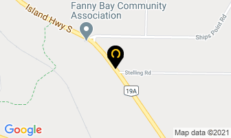 Fanny Bay Community Hall in Comox-strathcona B map