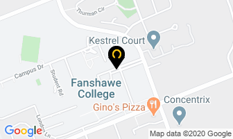 Fanshawe College in London map