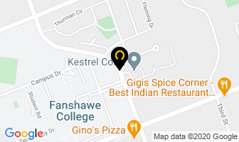 Fanshawe College Book Store in London map