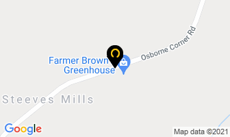 Farmer Brown's Greenhouse in Fredericton map