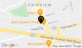 Farmer's Dell Laundromat in Brantford map