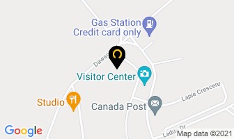 Faro Real Estate in Whitehorse map