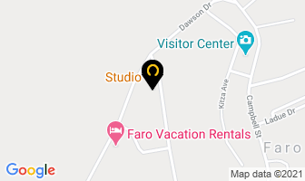 Faro Studio Hotel in Whitehorse map