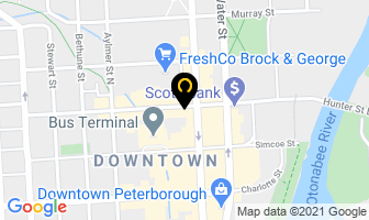 Farquharson Daly in Peterborough map