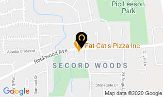 Fat Cats Pizza in St. Catharines map