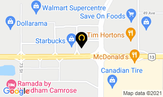 Fatburger in Camrose map