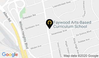 Faywood Arts-Based Curriculum School in Orillia map