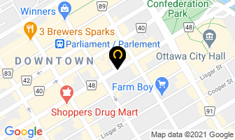 Fcm Stage & Screen Ottawa in Ottawa map