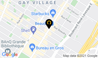 F&eacute;tiche Armada Inc in Montreal map