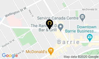Fecht Sandra M A Counselling Service in Barrie map