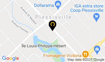 Fecteau Boilard Inc in Plessisville map