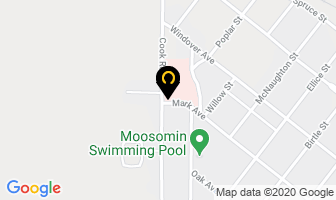Federated Co-Operatives-Feed Mills in Moosomin map