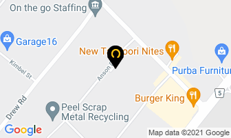 Felix Wholesale Ltd in Mississauga map