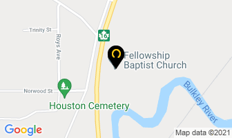 Fellowship Baptist Church in Antigonish map