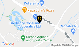 Fengate Property Management in Dieppe map