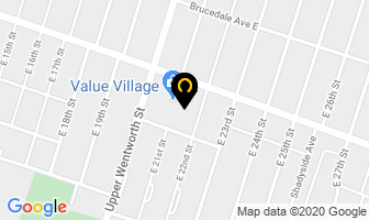 Fenworth Dental in Hamilton map