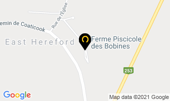 Ferme Piscicole Des Bobines Inc in Coaticook map