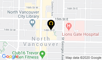 Ferris Brian Dr in North Vancouver map