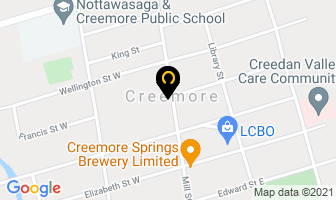 Ferris John L Barrister in Creemore map