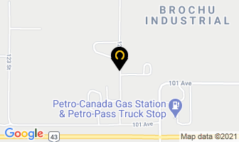 Ferus Transportation Inc in Grande Prairie map