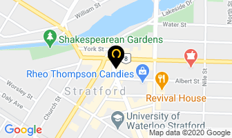 Festival Travel in Stratford map