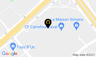Fido Carrefour Laval in Beauharnois map