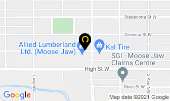 Field Plumbing & Heating Ltd in Moose Jaw map