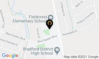 Fieldcrest Elementary School in Bradford West Gwillimbury map