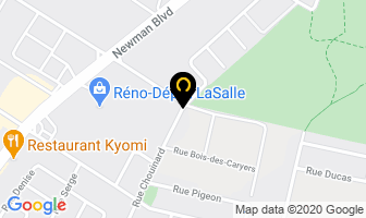 Fiert&eacute; Inc in Lasalle map