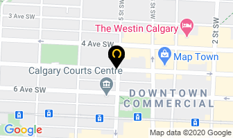 Fifth Avenue Grill in Calgary map