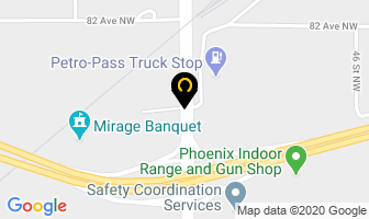 Fiftyth St Massage in Edmonton map