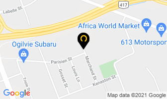 Final Stop Auto Centre in Ottawa map