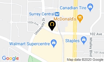 Financial Cad in Surrey map