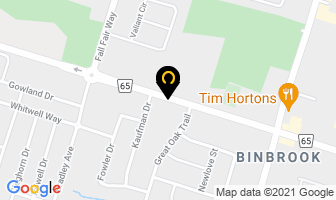 Financial Charter in Hamilton map