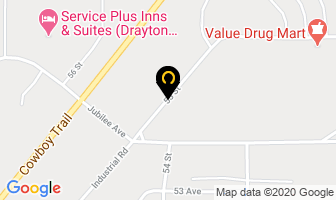 Fine-Line Signs in Drayton Valley map