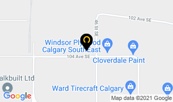 Fine Machine Works in Calgary map